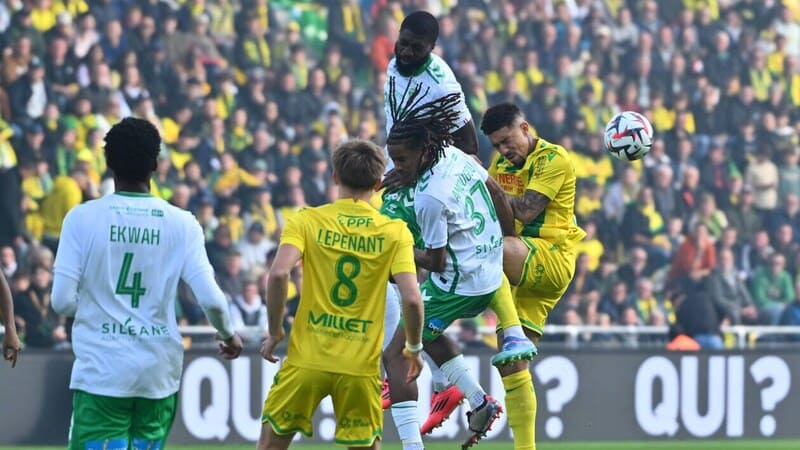Nantes và Saint-Étienne vẫn là hai thế lực không đội trời chung