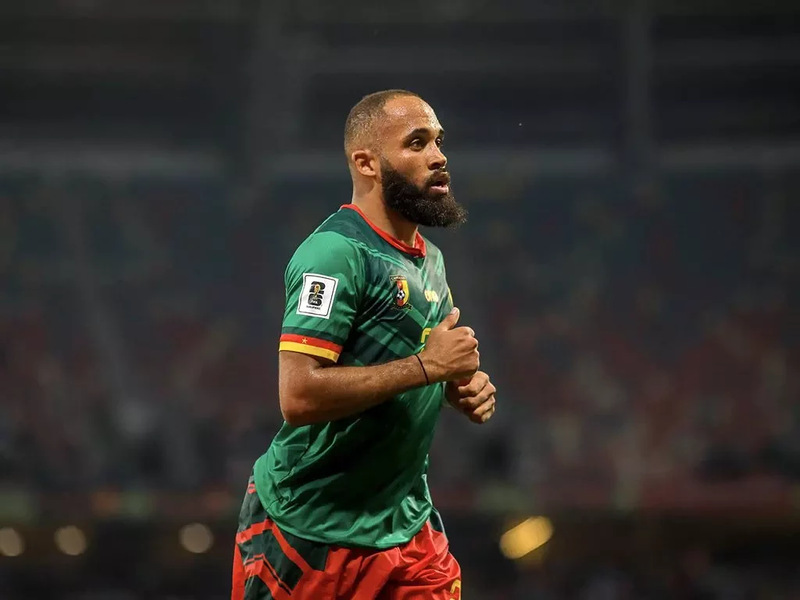 Bryan Mbeumo trong màu áo Cameroon