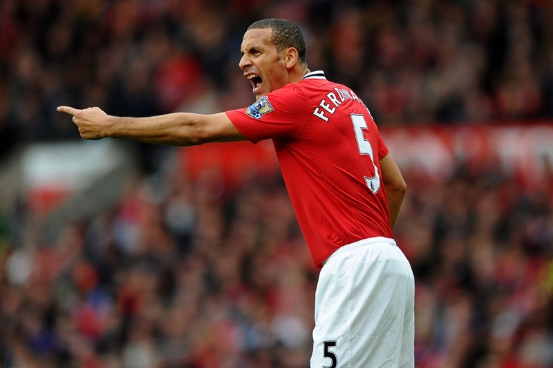 Ferdinand trong màu áo của Manchester United